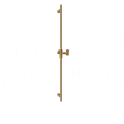 Gessi Habito Душевая штанга 90 см, с держателем для лейки, цвет: warm bronze brushed PVD 70444#726