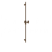 Gessi Habito Душевая штанга 90 см, с держателем для лейки, цвет: coffee bronze brushed PVD 70444#761