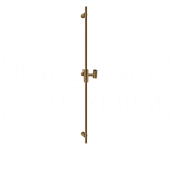 Gessi Habito Душевая штанга 90 см, с держателем для лейки, цвет: deep bronze brushed PVD 70444#791