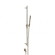 Gessi Incastri Душевой гарнитур: ручной душ, штанга, держатель, шланг 150 см, цвет: nickel PVD 75040#720