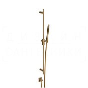Gessi Incastri Душевой гарнитур: ручной душ, штанга, шланг 150 см, цвет: deep bronze brushed PVD 75040#791