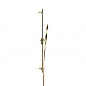 Gessi Incastri Душевой гарнитур: ручной душ, штанга, держатель, шланг 150 см, цвет: brass PVD 75042#710