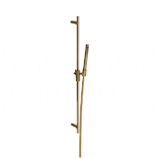 Gessi Incastri Душевой гарнитур: ручной душ, штанга, шланг 150 см, цвет: deep bronze brushed PVD 75042#791