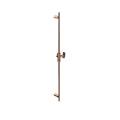 Gessi Incastri Душевая штанга 90 см, с держателем для лейки, цвет: copper PVD 75044#030