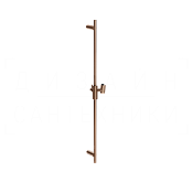Gessi Incastri Душевая штанга 90 см, с держателем для лейки, цвет: copper brushed PVD 75044#708