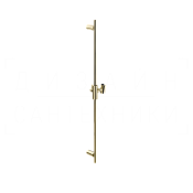 Gessi Incastri Душевая штанга 90 см, с держателем для лейки, цвет: brass PVD 75044#710