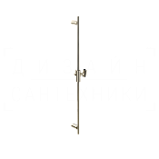 Gessi Incastri Душевая штанга 90 см, с держателем для лейки, цвет: nickel PVD 75044#720
