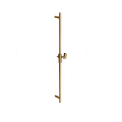 Gessi Incastri Душевая штанга 90 см, с держателем для лейки, цвет: warm bronze brushed PVD 75044#726