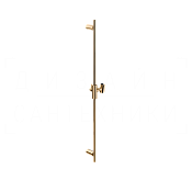 Gessi Incastri Душевая штанга 90 см, с держателем для лейки, цвет: warm bronze PVD 75044#735