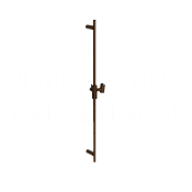 Gessi Incastri Душевая штанга 90 см, с держателем для лейки, цвет: dark bronze 75044#845