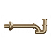 Gessi Сифон для раковины трубный G 1 1/4, цвет: warm bronze brushed PVD 01018#726
