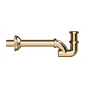 Gessi Сифон для раковины трубный G 1 1/4, цвет: warm bronze PVD 01018#735