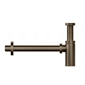 Gessi Сифон для раковины бутылочный G 1 1/4, цвет: coffee bronze brushed PVD 01374#761