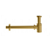 Gessi Сифон для биде бутылочный G 1 1/4, цвет: gold brushed 01375#716
