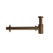 Gessi Сифон для биде бутылочный G 1 1/4, цвет: coffee bronze brushed PVD 01375#761