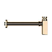 Gessi Сифон для раковины бутылочный G 1 1/4, цвет: warm bronze PVD 01410#735