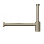 Gessi Сифон для раковины бутылочный G 1 1/4, цвет: finox brushed nickel 28732#149