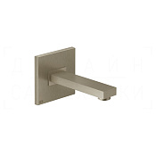 Gessi Rettangolo Излив настенный, длина под заказ, цвет: finox brushed nickel 20118#149
