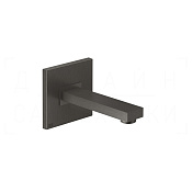 Gessi Rettangolo Излив настенный, длина под заказ, цвет: black metal brushed PVD 20118#707