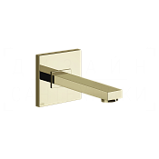Gessi Rettangolo Излив настенный, длина под заказ, цвет: brass PVD 20118#710