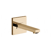 Gessi Rettangolo Излив настенный, длина под заказ, цвет: warm bronze PVD 20118#735