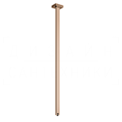 Gessi Rettangolo Излив потолочный для раковины, высота под заказ, цвет: copper PVD 20199#030