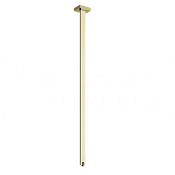 Gessi Rettangolo Излив потолочный для раковины, высота под заказ, цвет: brass PVD 20199#710