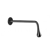 Gessi Goccia Излив настенный для раковины, длина под заказ, цвет: black metal PVD 33723#706