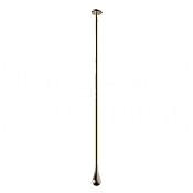 Gessi Goccia Излив потолочный для раковины, высота под заказ, цвет: finox brushed nickel 33799#149