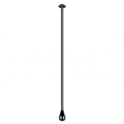 Gessi Goccia Излив потолочный для раковины, высота под заказ, цвет: black metal PVD 33799#706