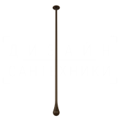 Gessi Goccia Излив потолочный для раковины, высота под заказ, цвет: dark bronze 33799#845