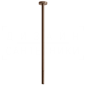 Gessi 316 Intreccio Излив потолочный для раковины, высота под заказ, цвет: copper brushed PVD 54196#708