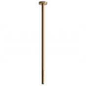 Gessi 316 Intreccio Излив потолочный для раковины, высота под заказ, цвет: warm bronze brushed PVD 54196#726