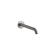 Gessi 316 Излив настенный для раковины, длина под заказ, цвет: steel brushed 54210#239