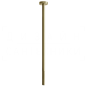 Gessi 316 Meccanica Излив потолочный для раковины, высота под заказ, цвет: brushed brass PVD 54296#727