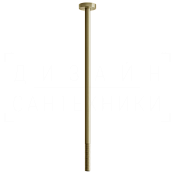 Gessi 316 Trame Излив потолочный для раковины, высота под заказ, цвет: brushed brass PVD 54396#727