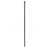 Gessi Inciso Излив потолочный для раковины, высота под заказ, цвет: black metal brushed PVD 58299#707