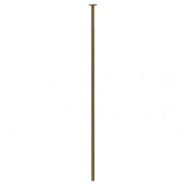 Gessi Inciso Излив потолочный для раковины, высота под заказ, цвет: antique brass 58299#713