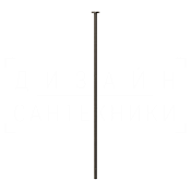 Gessi Anello Излив потолочный для раковины, высота под заказ, цвет: aged bronze 63499#187