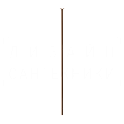 Gessi Anello Излив потолочный для раковины, высота под заказ, цвет: copper brushed PVD 63499#708