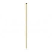 Gessi Anello Излив потолочный для раковины, высота под заказ, цвет: brass PVD 63499#710