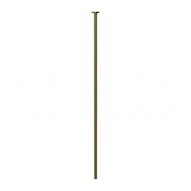 Gessi Anello Излив потолочный для раковины, высота под заказ, цвет: antique brass 63499#713