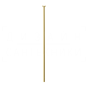 Gessi Anello Излив потолочный для раковины, высота под заказ, цвет: gold brushed 63499#716