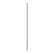 Gessi Anello Излив потолочный для раковины, высота под заказ, цвет: nickel PVD 63499#720