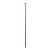 Gessi Anello Излив потолочный для раковины, высота под заказ, цвет: coffee bronze brushed PVD 63499#761