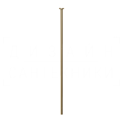 Gessi Anello Излив потолочный для раковины, высота под заказ, цвет: deep bronze brushed PVD 63499#791