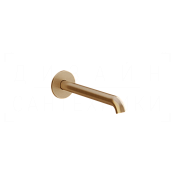 Gessi Origini Излив настенный для раковины, длина под заказ, цвет: warm bronze brushed PVD 66104#726