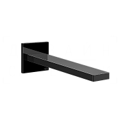 Gessi Inverso Излив настенный для раковины, длина под заказ, цвет: black metal PVD 73104#706