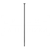Gessi Incastri Излив потолочный для раковины 160 см, цвет: black metal PVD 75099#706