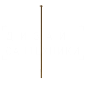 Gessi Incastri Излив потолочный для раковины 160 см, цвет: deep bronze brushed PVD 75099#791